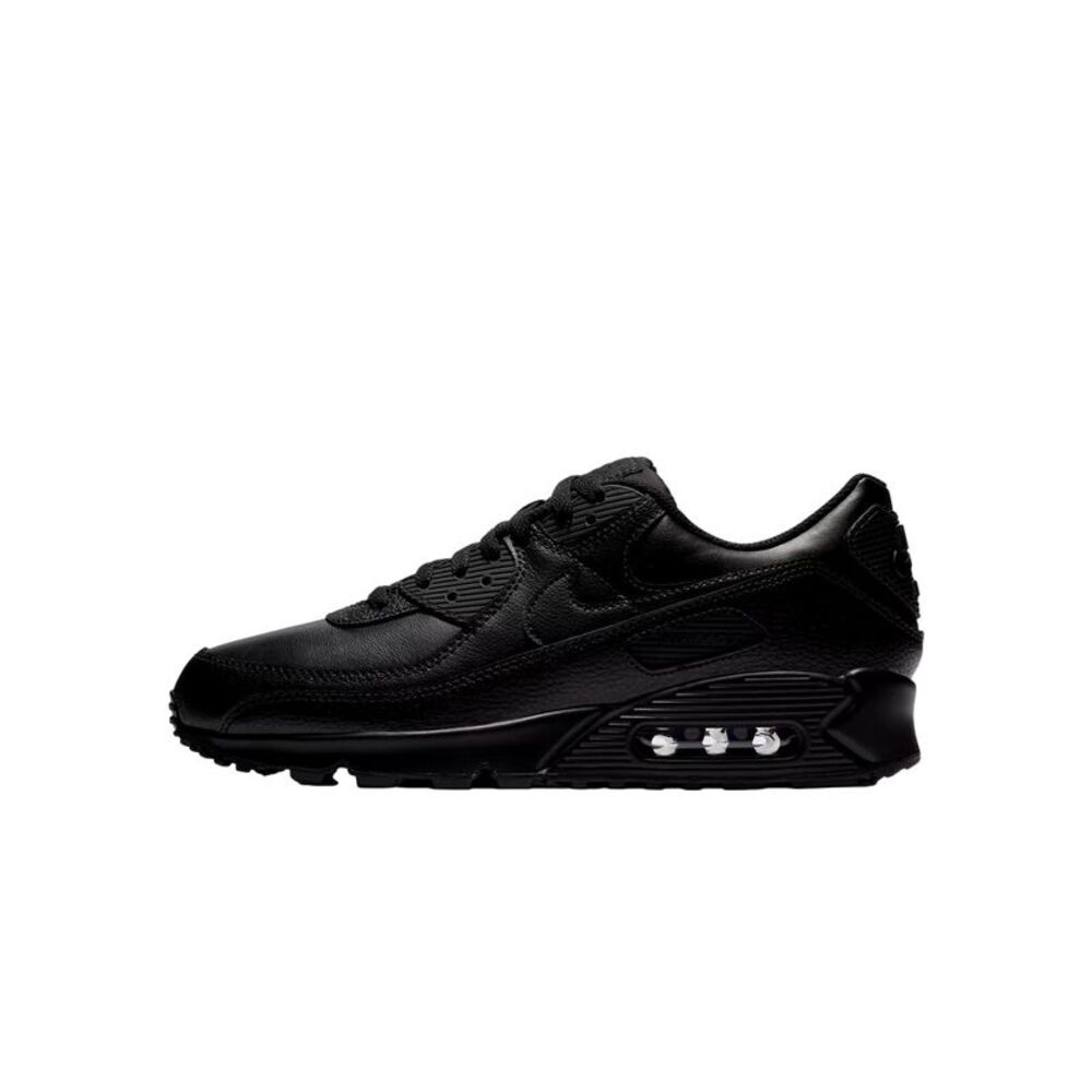 Nike Air Max 90 Leather Black / Black - Black CZ5594-001 Men's